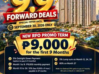 San Lorenzo Place 9K/MONTHLY Rent to Own RFO | 2 bedroom Condominium connected along EDSA MRT 3 Magallanes Station near NAIA Terminal Don Bosco School De La Salle