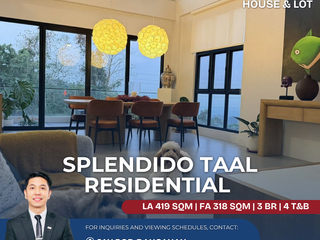 Fully Furnished 3BR Golf Course Residence at Splendido Taal, Tagaytay