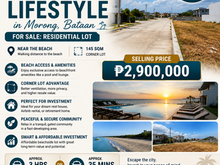 SMALL BEACH LOT FOR SALE, MORONG, BATAAN