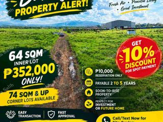 64SQM. LOW-COST LOT FOR SALE AT TUY BATANGAS