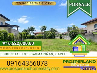 184 SQM RESIDENTIAL LOT FOR SALE IN DASMARIÑAS, CAVITE