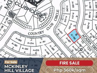 Fire Sale! McKinley Hill Village Lot Fort Bonifacio Taguig City near BGC