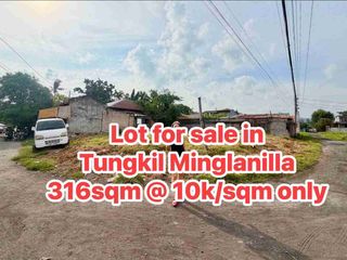 CORNER LOT FOR SALE in TUNGKIL MINGLANILLA CEBU