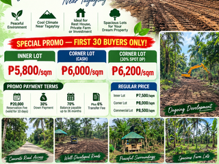 Commercial Lot in Indang Cavite Near Tagaytay Along Road, Installment up to 5 years to pay, 0% interest