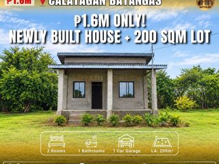 ₱1.6M Newly Built 2 Bedroom House and Lot near Public Market for Sale in Calatagan Batangas RAS