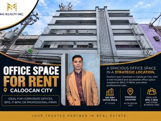 Office Space for Lease Rent 500 sqm in Caloocan City