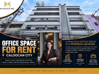 Office Space for Lease Rent 500 sqm in Caloocan City
