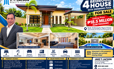 𝗛𝗢𝗨𝗦𝗘 𝗪𝗜𝗧𝗛 𝗣𝗥𝗜𝗩𝗔𝗧𝗘 𝗣𝗢𝗢𝗟 𝗙𝗢𝗥 𝗦𝗔𝗟𝗘 — 𝗭𝗔𝗠𝗕𝗢𝗔𝗡𝗚𝗨𝗜𝗧𝗔, 𝗡𝗘𝗚𝗥𝗢𝗦 𝗢𝗥𝗜𝗘𝗡𝗧𝗔𝗟
