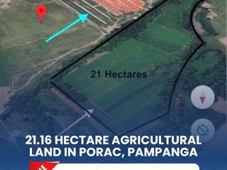 For Sale: 21.16-Hectare Agricultural Land in Porac, Pampanga | Php 380.88M