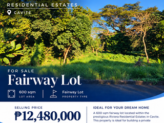 Riviera Residential Estates 600 SQM Fairway Lot