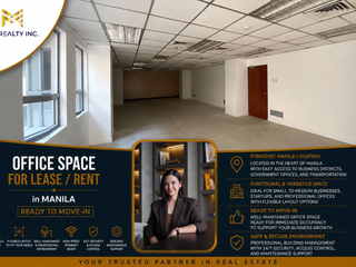 Office Space for Lease Rent in Manila Ready to Move-in
