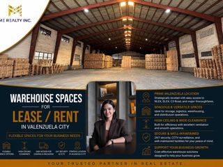 Warehouse Spaces for Lease Rent in Valenzuela City