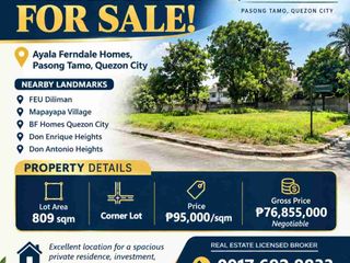 Ayala Ferndale Homes, Brgy. Pasong Tamo, Quezon City