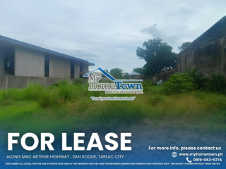Commercial lot for lease Along Mac Arthur Highway, San Roque, Tarlac City