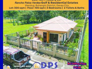 BEST BUY: House and Lot in Rancho Palos Verdes, Mandug, Buhangin, Davao City