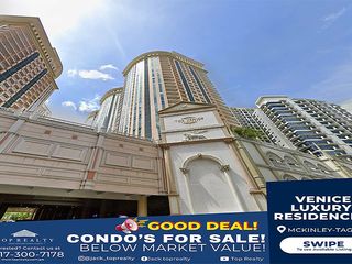 For Sale: Studio-3BR Condo in Mckinley Hill, Taguig City at Venice Luxury Residences, 📣BELOW MARKET PRICE! GOOD BUY!🔔