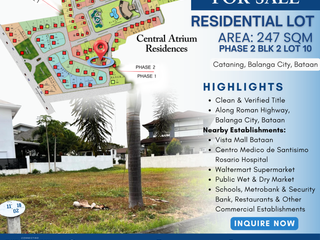 RESIDENTIAL LOT - CENTRAL ATRIUM