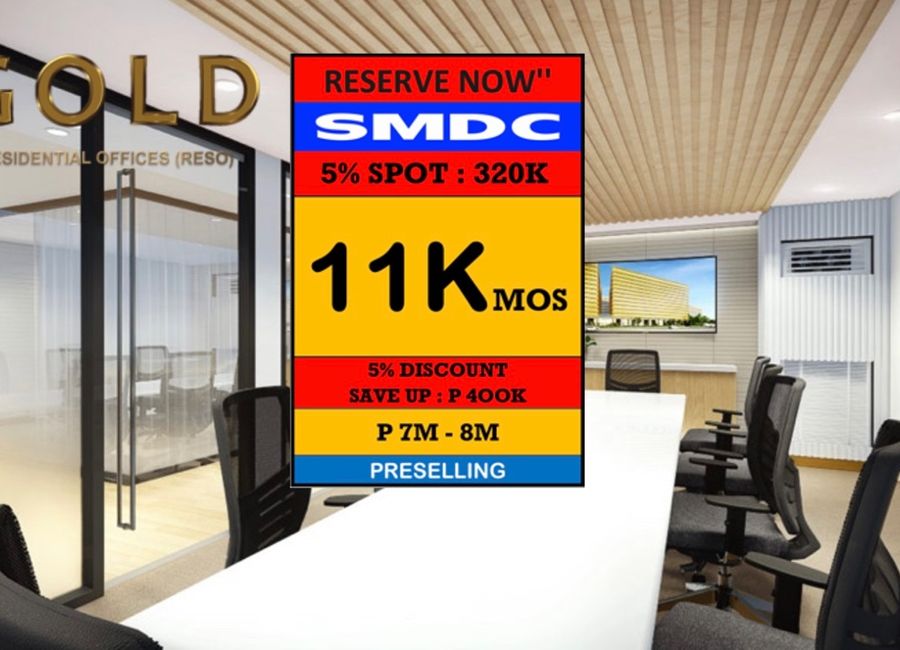 GOLD RESIDENTIAL OFFICES for Sale in Parañaque City, Naia Airport Near in Mall Of Asia , Newport City and Entertainment City