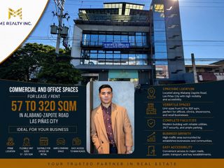 57 to 320 sqm Commercial and Office Spaces in Alabang-Zapote Road Las Piñas City