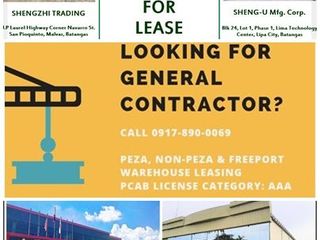 WAREHOUSE FOR LEASE!!