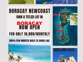 preselling lot for sale in boracay island near beach