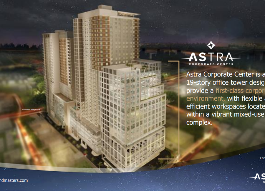 𝘼𝙎𝙏𝙍𝘼 𝘾𝙊𝙍𝙋𝙊𝙍𝘼𝙏𝙀 𝘾𝙀𝙉𝙏𝙀𝙍 office units available FOR SALE 83sqm