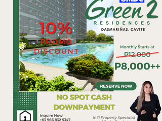Condo for sale in Lasalle Dasma Cavite - Green 2 Residences by SMDC