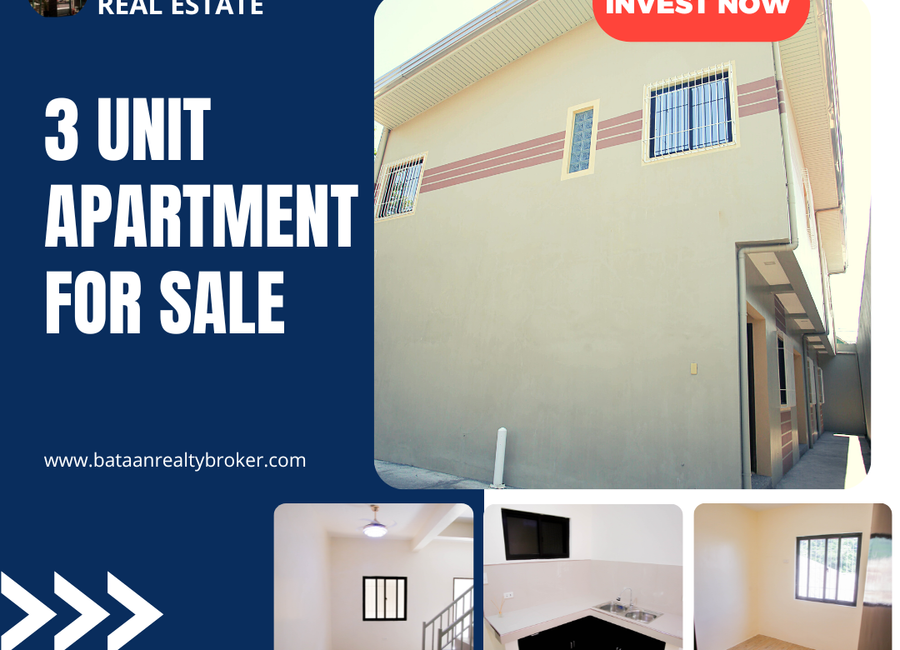 FOR SALE 3 DOORS 2-STOREY APARTMENT