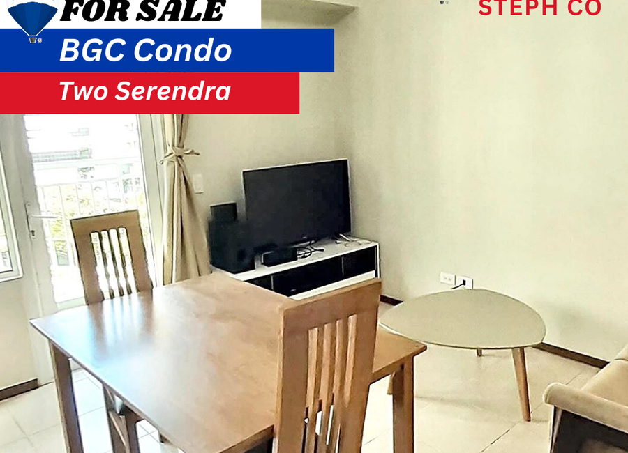 🏢 BGC Condo for Sale, Two Serendra: Fully Furnished Studio Unit 🌆