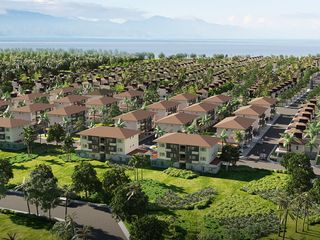 Beach front house and lot for sale in Laiya Batangas Seafront Residences 3 Storey Home RFO New