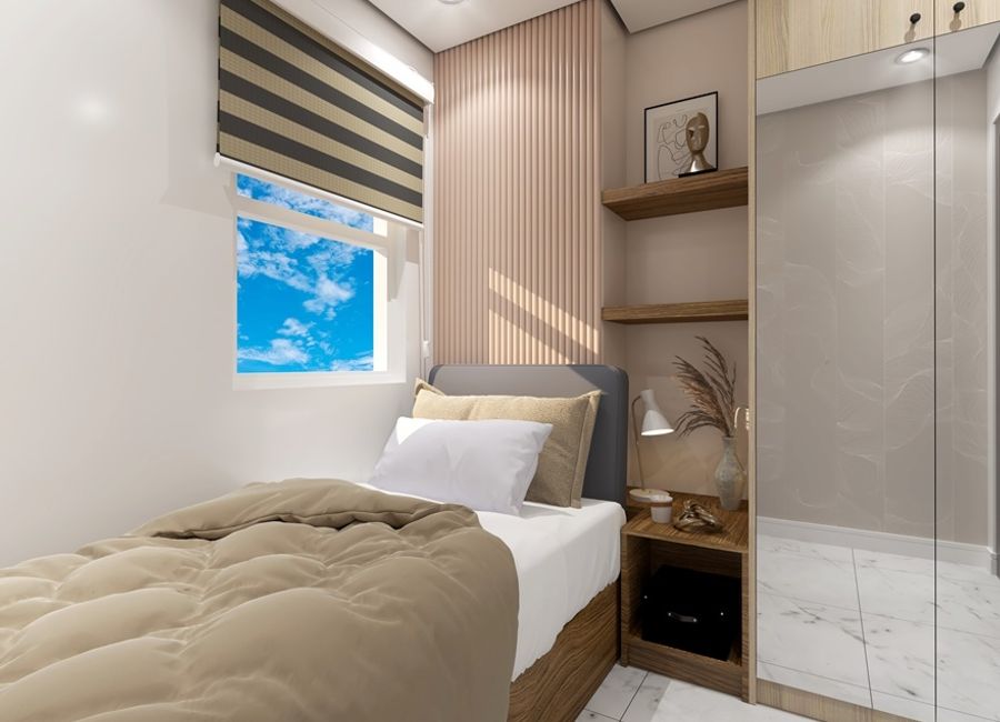 1BR B Condo Unit 12/F R (T4) for Sale in Washington Heights, Dasmariñas, Cavite